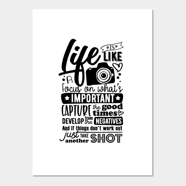 18++ Best Life is like a camera wall art images information